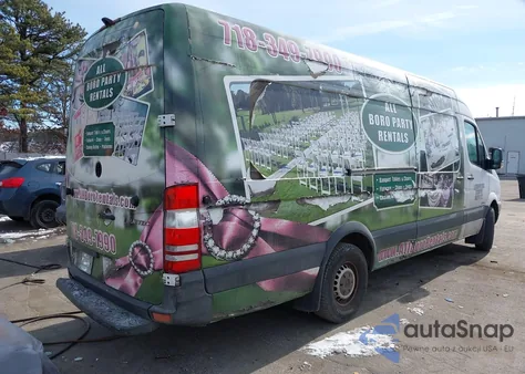 2013 Mercedes-Benz Sprinter 2500 High Roof from USA, damaged, VIN WD3PE8CC3D5773150